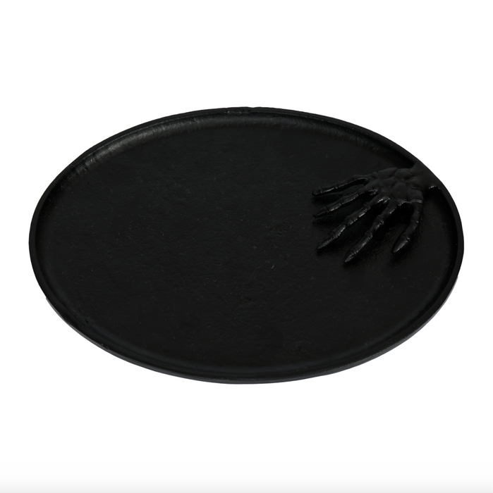 Metal Skeleton Hand Tray