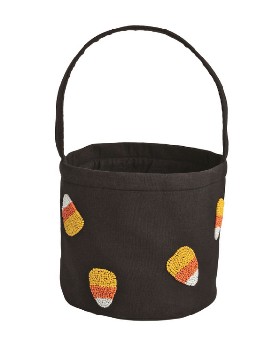 Candy Beaded Halloween Bucket