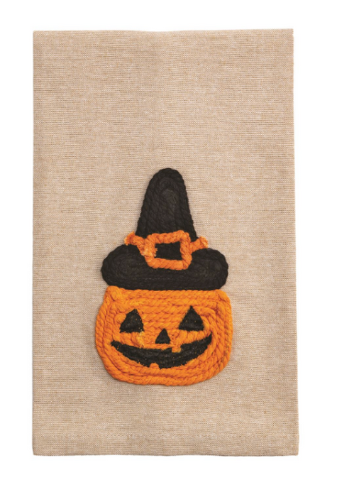 Pumpkin Halloween Rope Towel
