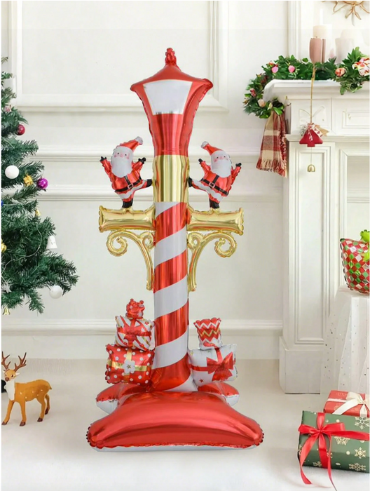 59" Christmas Lamp Post Standing Balloon