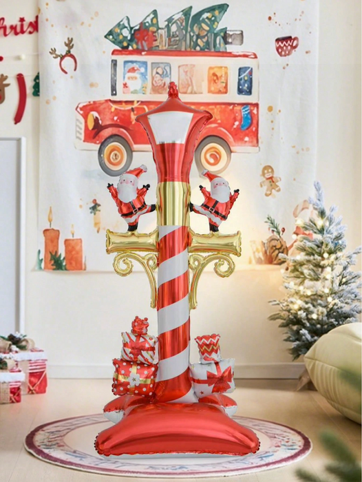 59" Christmas Lamp Post Standing Balloon
