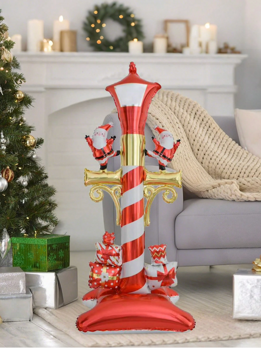 59" Christmas Lamp Post Standing Balloon