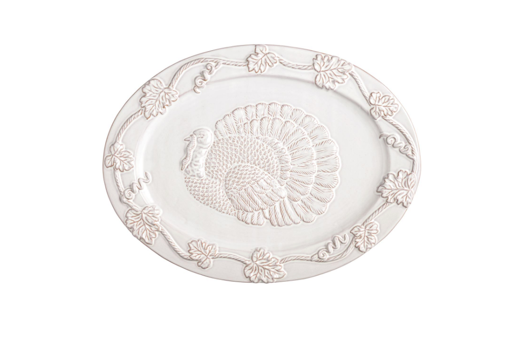 White Turkey Platter