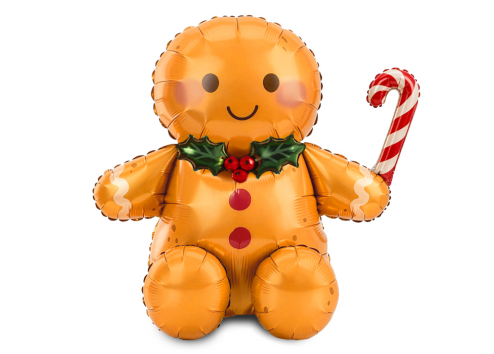 Foil Balloon Gingerbread Man