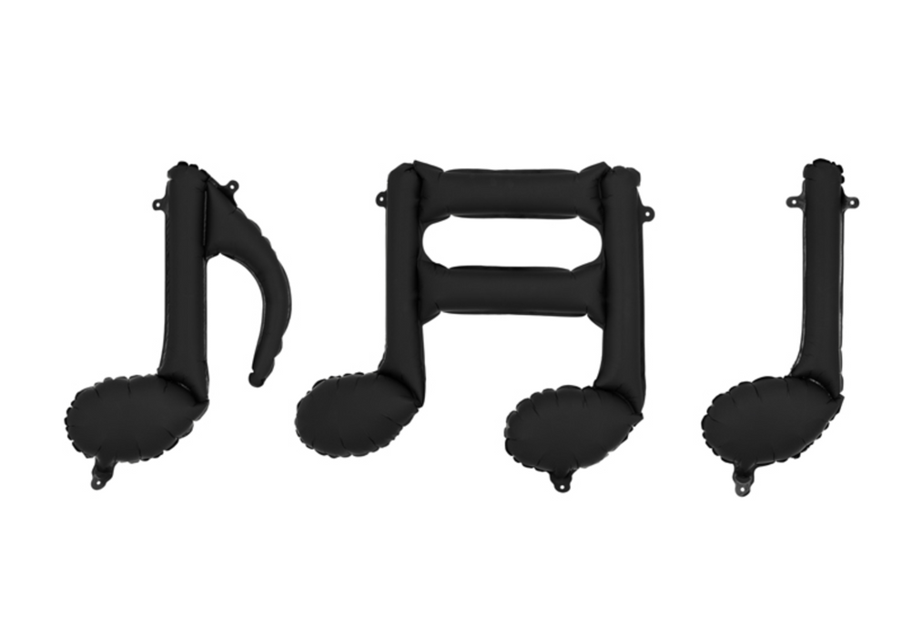 Foil Balloons for Garlands Musical Notes