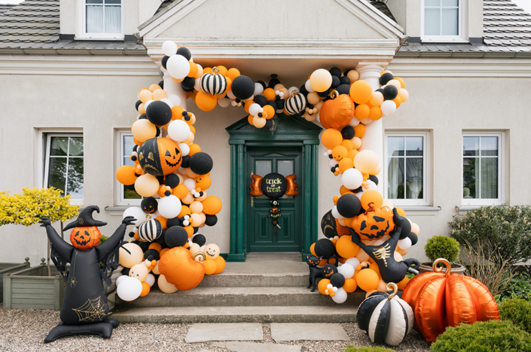 Orange Pumpkin Foil Balloon
