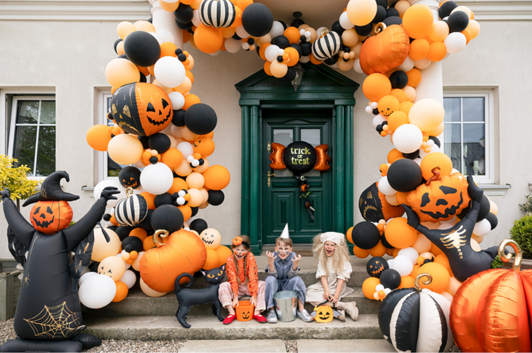 Orange Pumpkin Foil Balloon