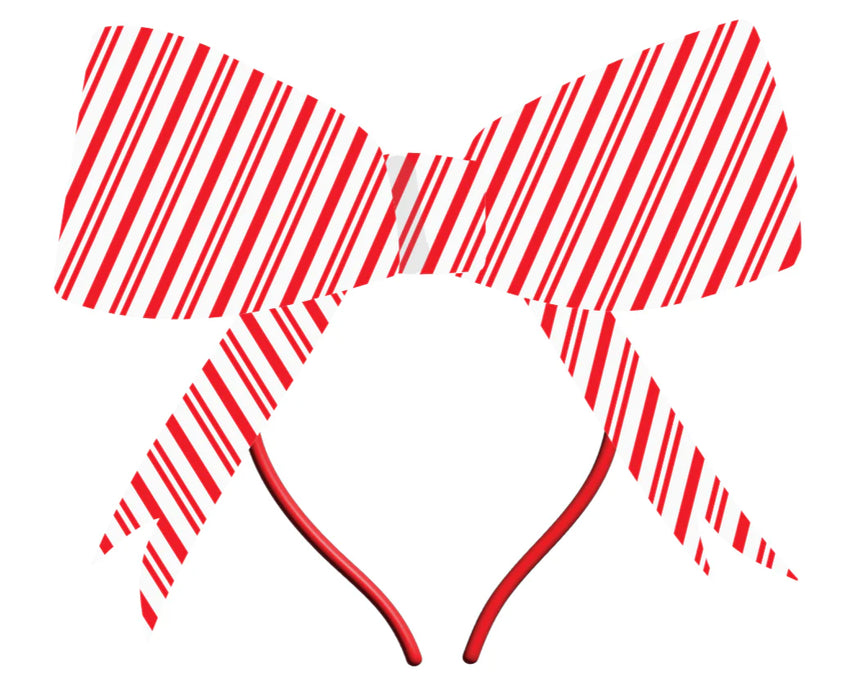 Peppermint Pop Jumbo Bow Headband