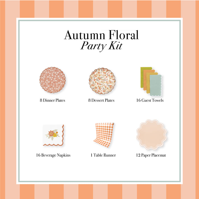 Autumn Florals Party Kit