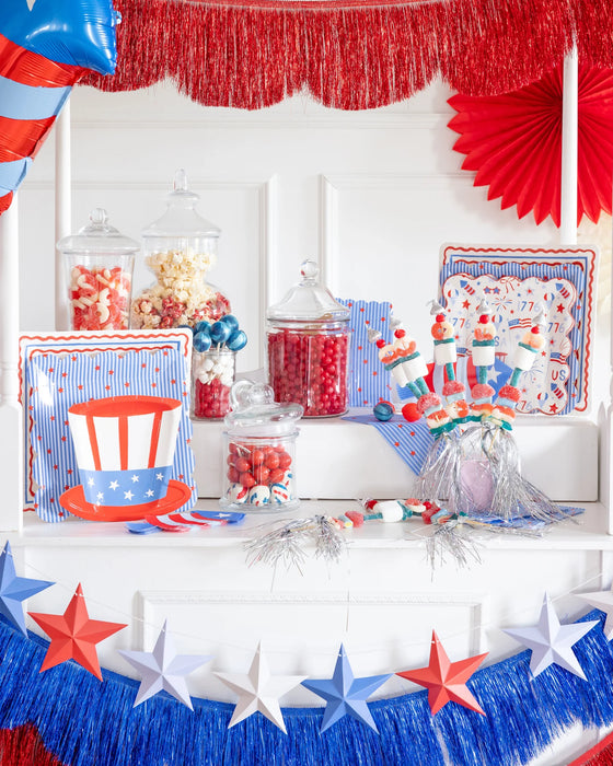 Uncle Sam Hat Paper Plate