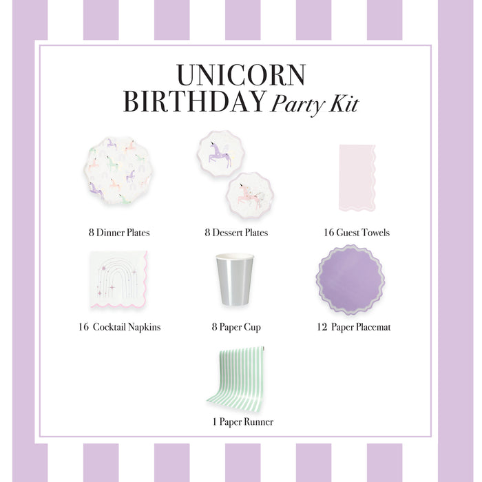Unicorn Birthday Party Kit