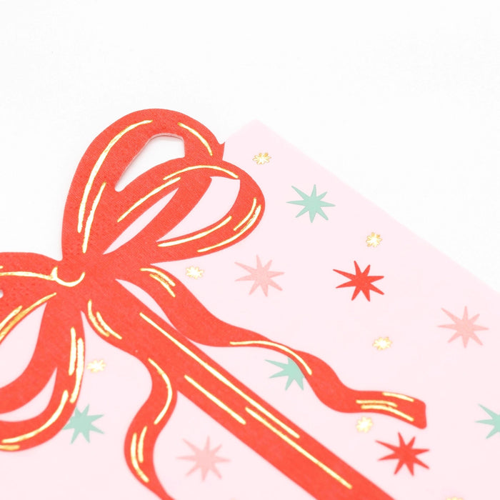 Holiday Present Vintage Christmas Napkins