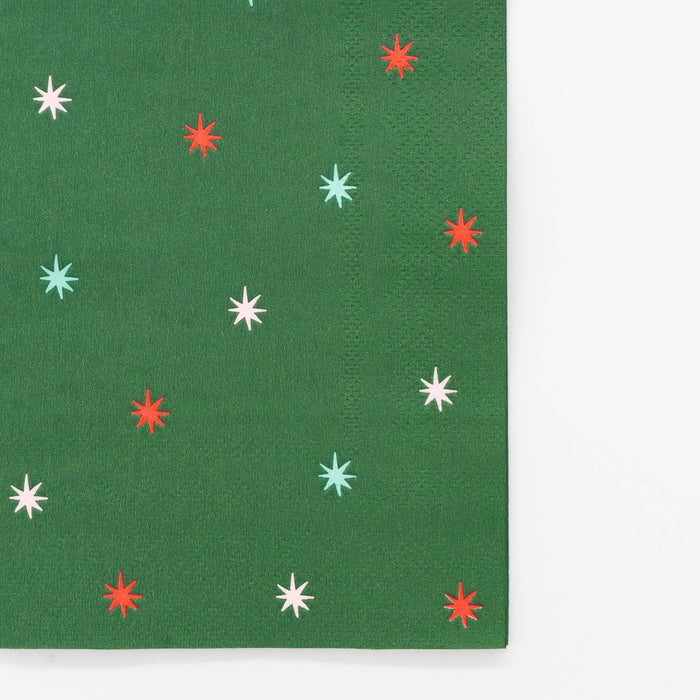 Holiday Stars Christmas Guest Towels