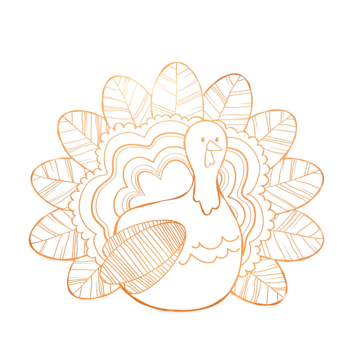 Thanksgiving Turkey Coloring Placemats