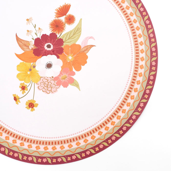 Harvest Floral Round Placemats