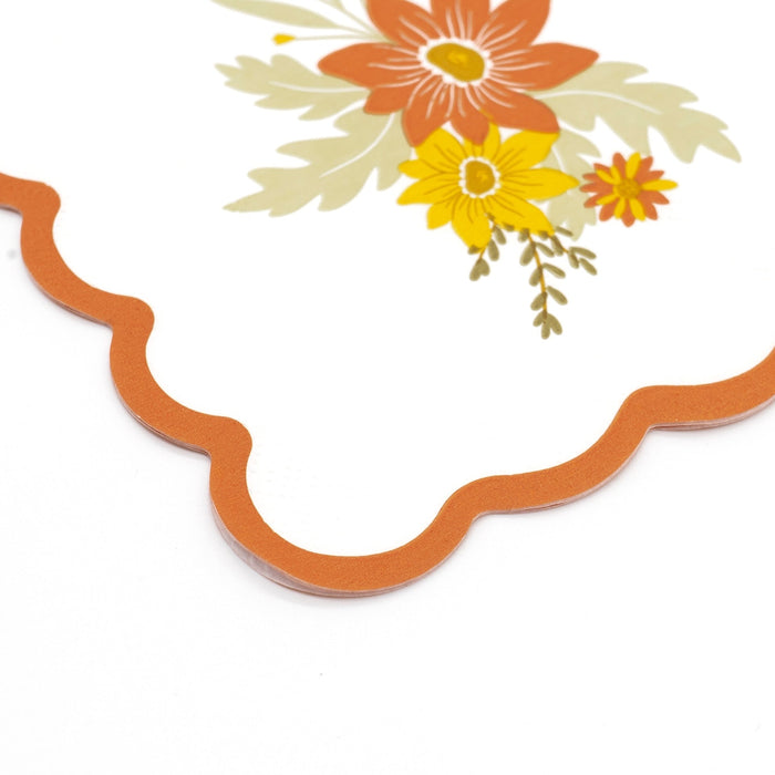 Autumn Floral Cocktail Napkins