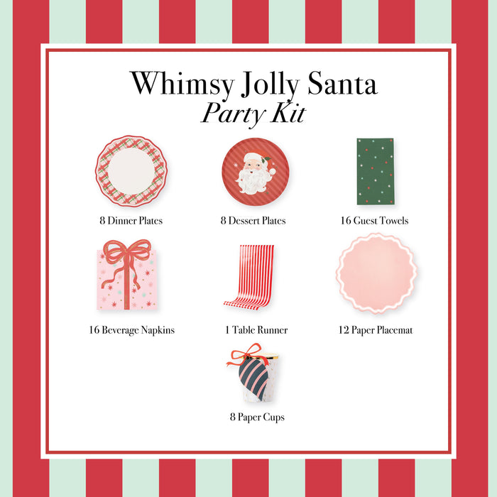 Whimsy Jolly Santa Party Kit