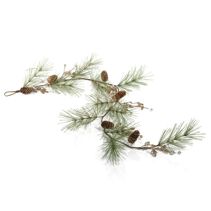 Glitter Pine Cone Garland