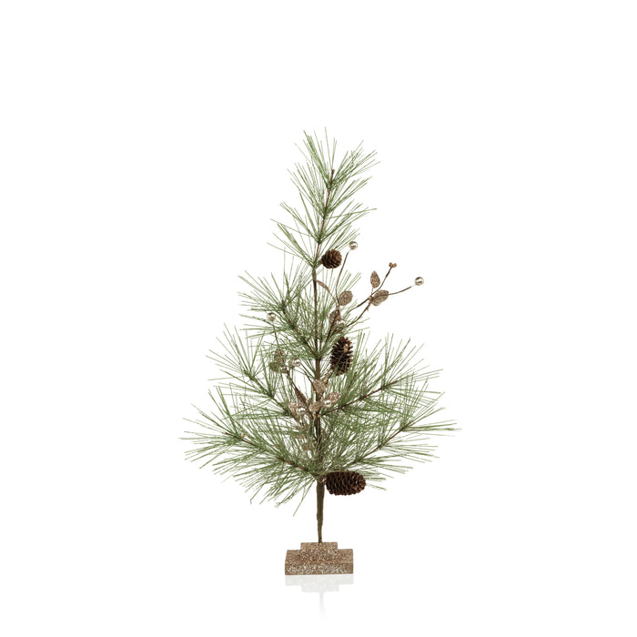 Needle Pine Tree with Pine Cones