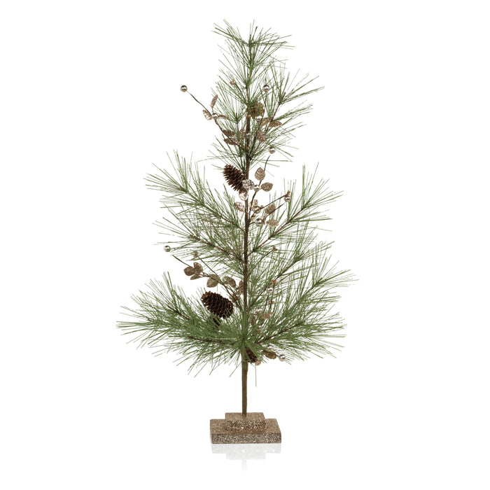Needle Pine Tree with Pine Cones