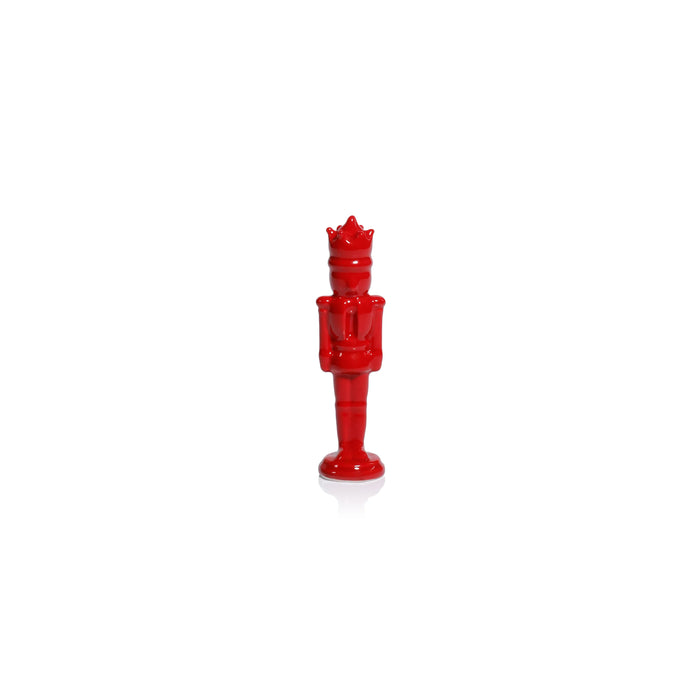 Red Ceramic Nutcracker