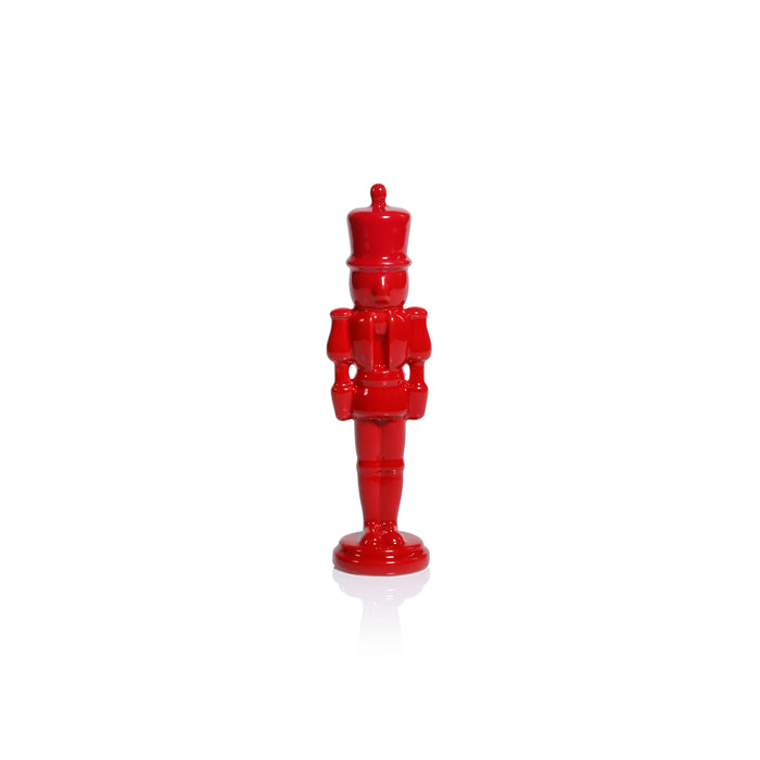 Red Ceramic Nutcracker