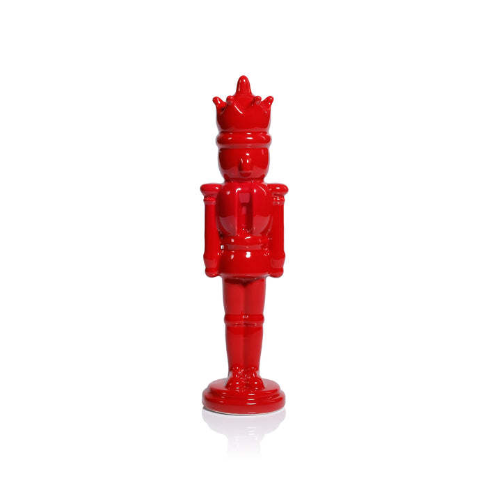 Red Ceramic Nutcracker