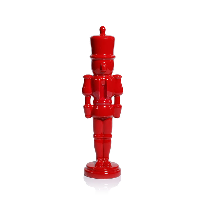 Red Ceramic Nutcracker
