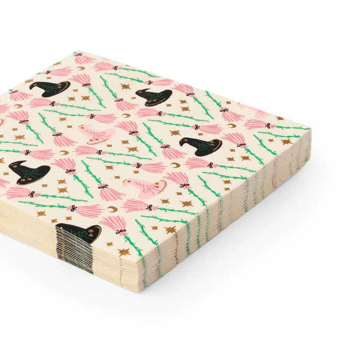 Witch Hat & Broom Large Napkins