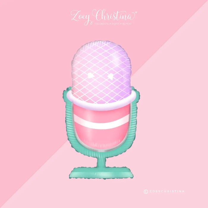 Microphone Foil Balloon – 23" X 35"