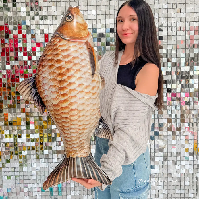 Brown Fish Foil Balloon