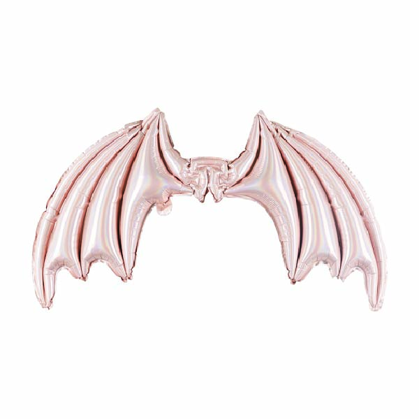 Pink Bat Wings Foil Balloon