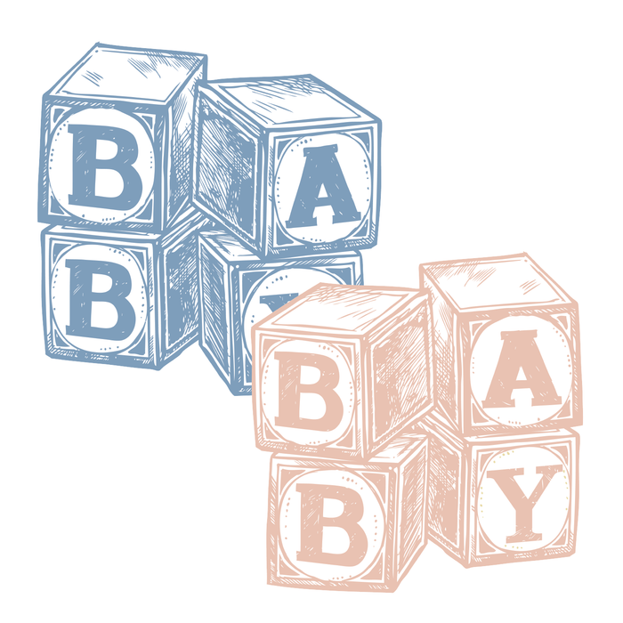Baby Blocks Paper Placemats