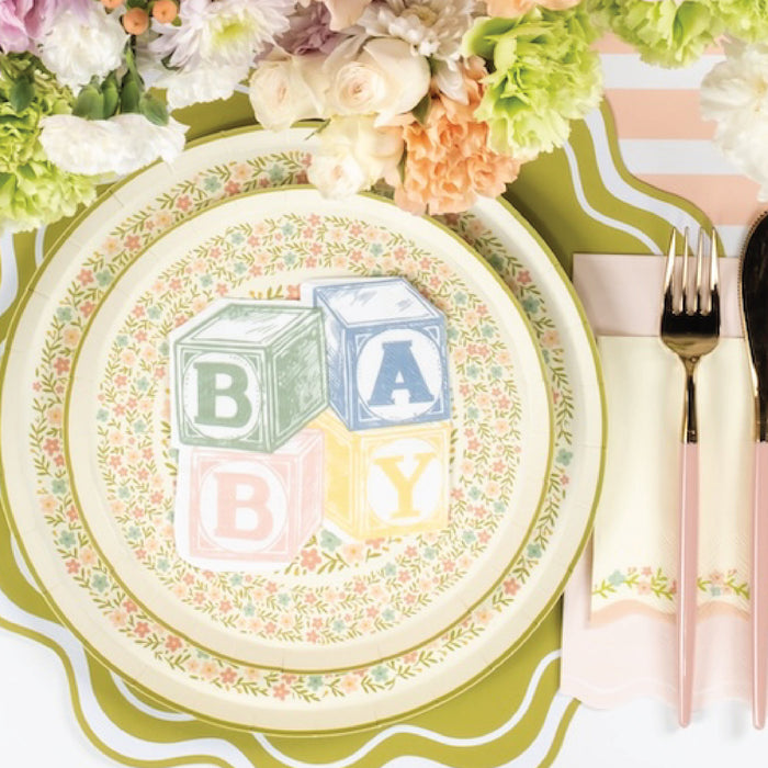 Floral Meadow Dessert Plates