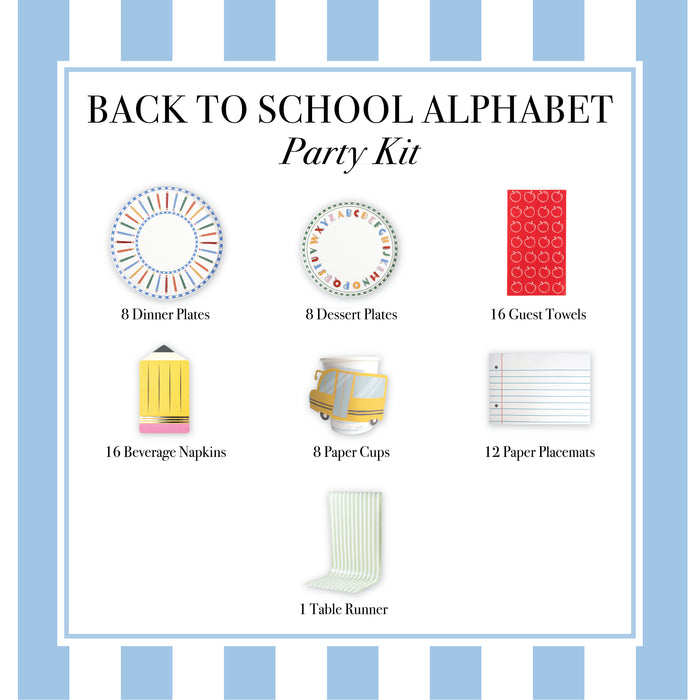Back to School Alphabet Party Kit
