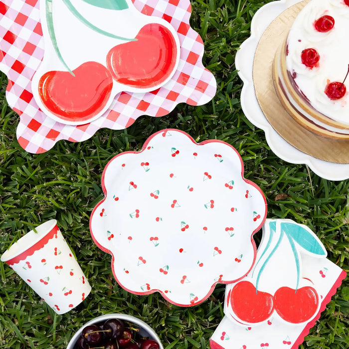 Cherries Shaped Napkin