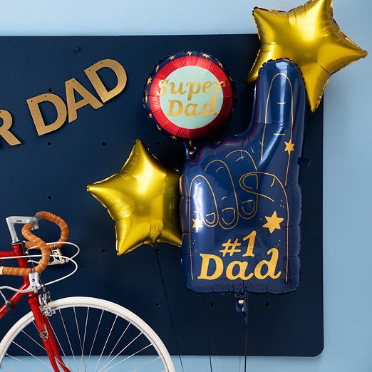 #1 Dad Foil balloon