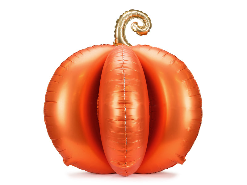 3D Orange Pumpkin Foil Balloon