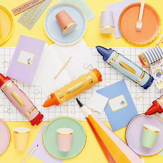 Foil Balloons for Garlands Crayons