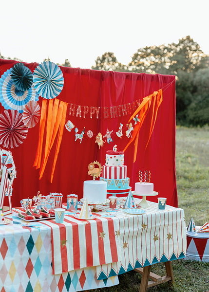 Paper Tablecloth Stars and Striped