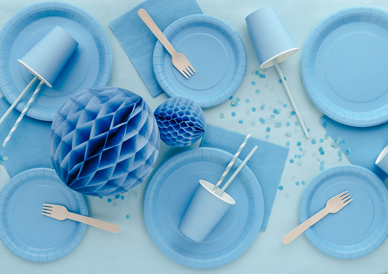 Light Blue Tablecloth