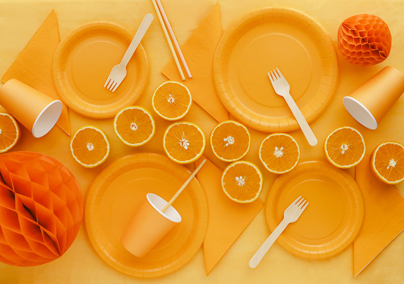 Light Orange Tablecloth