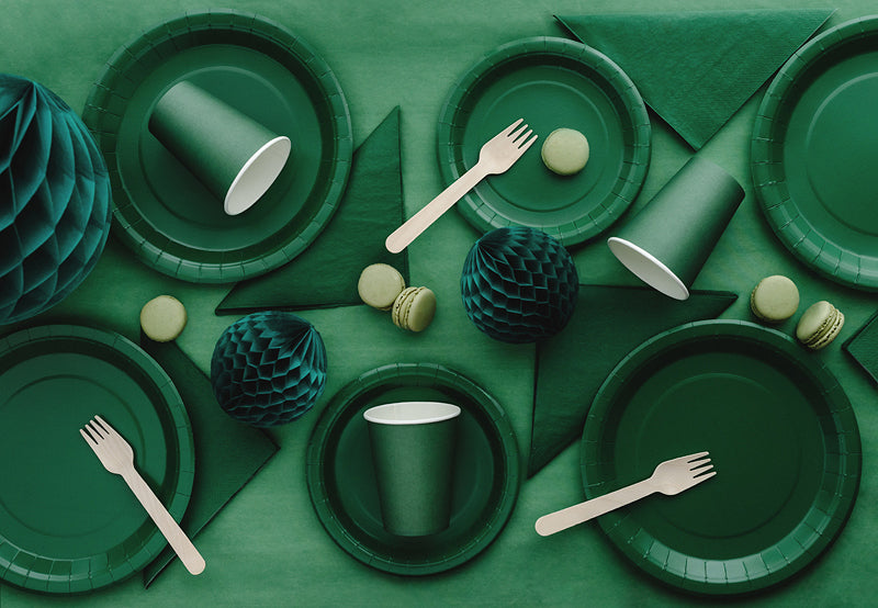 Dark Green Tablecloth