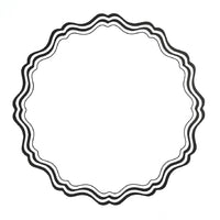 Black & White Fancy Placemats