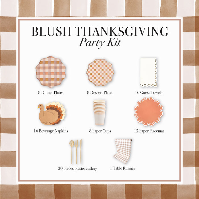 Blush Thanksgiving Party Kit