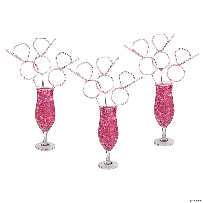Pink Diamond Ring Silly Straws