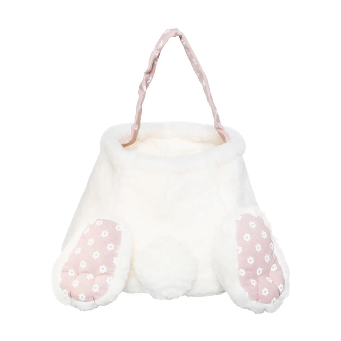 Pink Easter Cottontail Bunny Basket