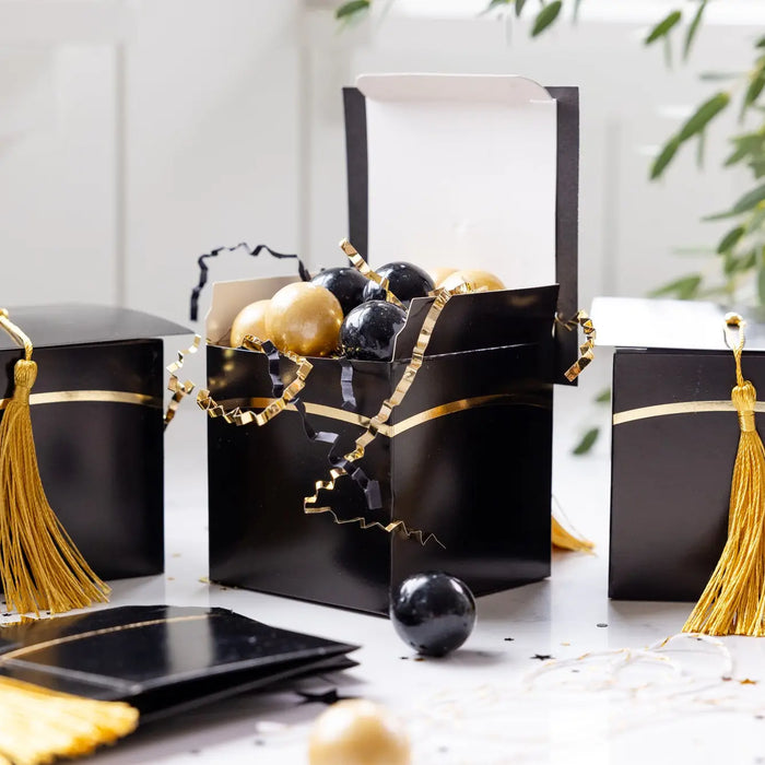 Grad Cap Treat Boxes