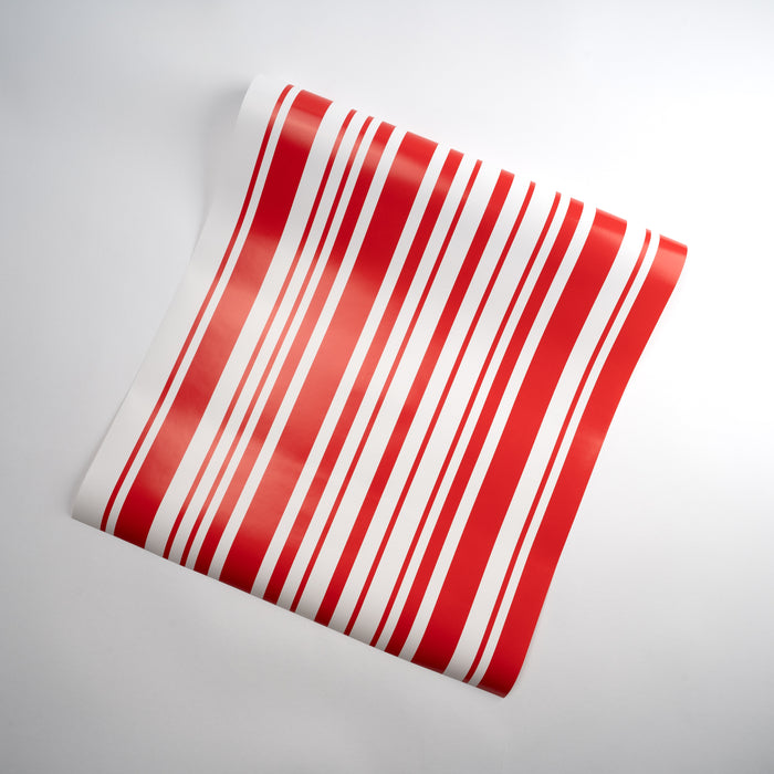 Crimson Red Paper Table Runner