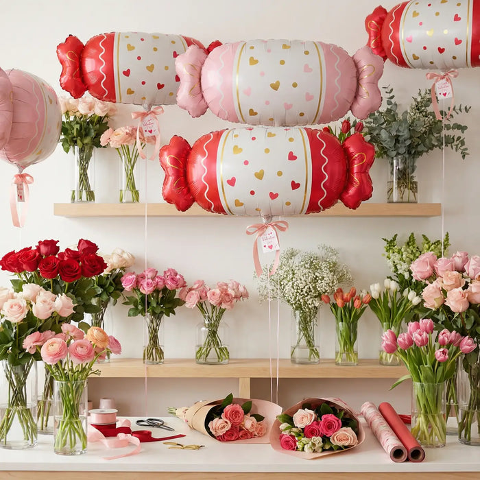 Candy-Shaped Valentine Foil Balloon